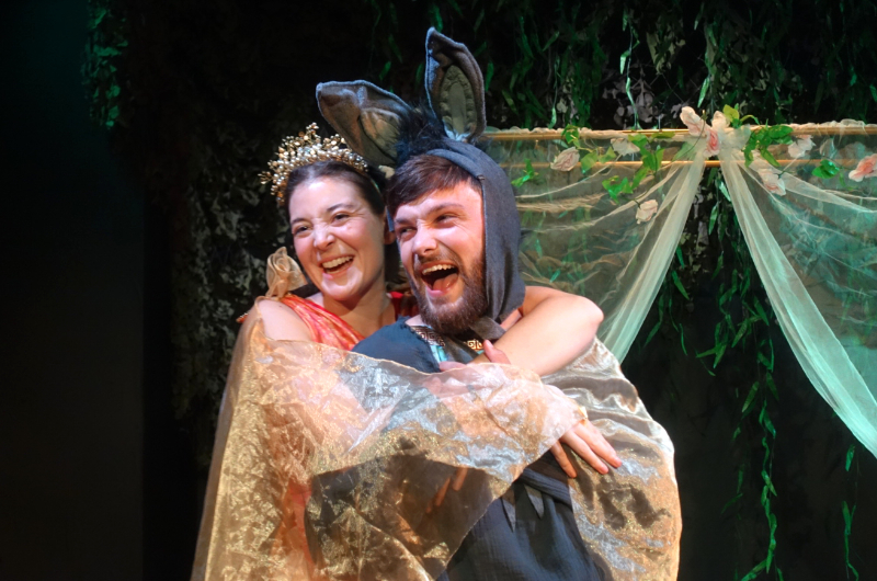 Titania laughs with Bottom transformed into an ass