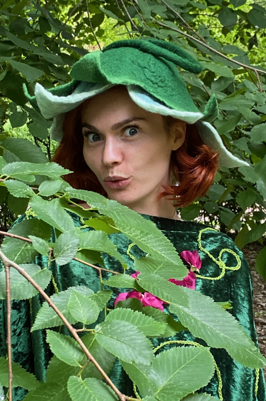 Mischevious Fairy in the foliage